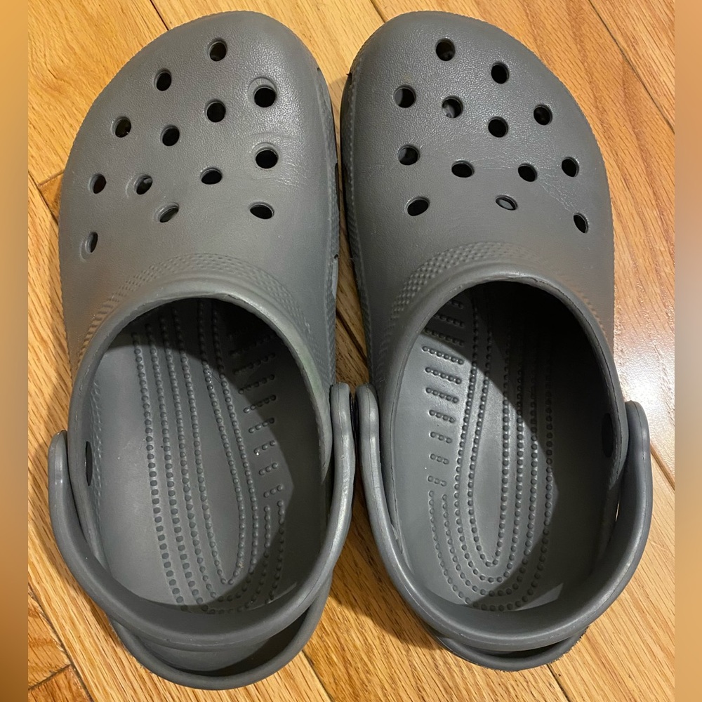 Slate Grey Crocs